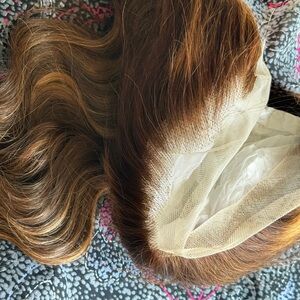 Soft Wavy Lace Front Wig in Warm Brown